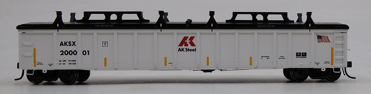 Atlas 20003241 HO Scale AK Steel Thrall 2743 Covered Gondola #200001