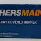 Walthers 910-7675 HO CRDX 60' NSC 5150 3-Bay Covered Hopper #13856