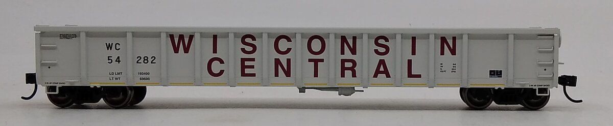 Walthers 910-6258 HO Wisconsin Central 53' Railgon Gondola #54282