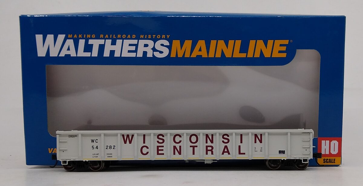 Walthers 910-6258 HO Wisconsin Central 53' Railgon Gondola #54282