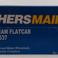 Walthers 910-4819 HO BC Rail 72' Centerbeam Flatcar #871537