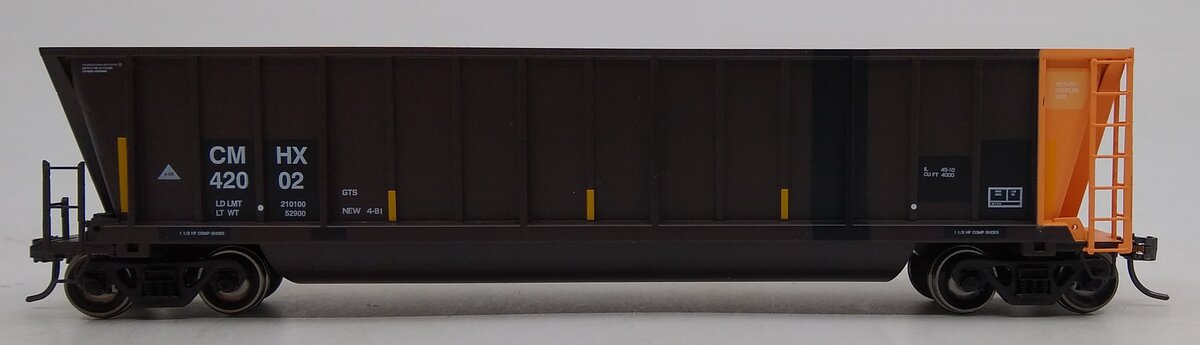 Athearn 97523 HO CMHX Bathtub Gondola w/Coal Load RTR #42002