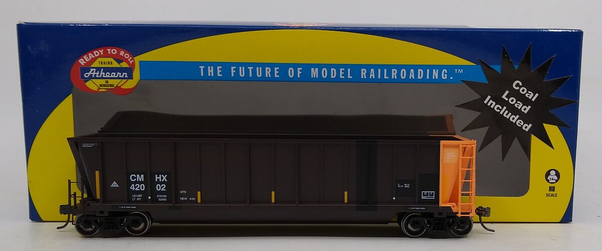 Athearn 97523 HO CMHX Bathtub Gondola w/Coal Load RTR #42002