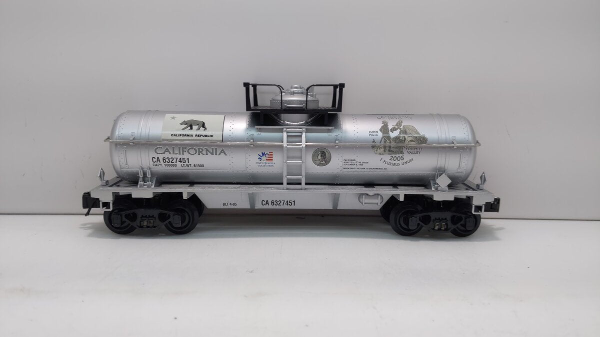 K-Line 6-21102 O Gauge California Republic Single Dome Tank Car #6327451 LN/Box
