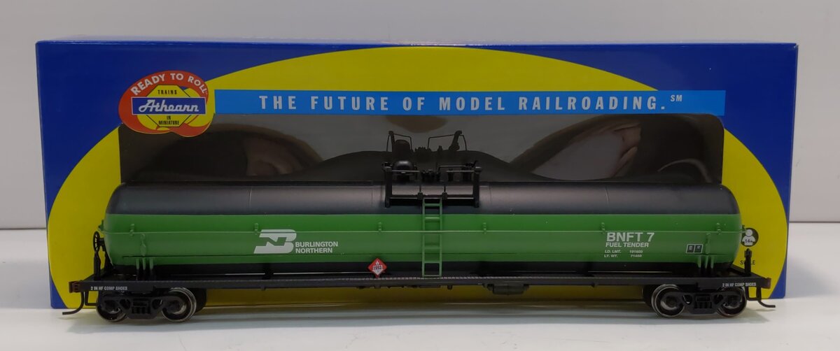 Athearn 76151 HO Burlington Northern Fuel Tender 62'' Tank Car #7