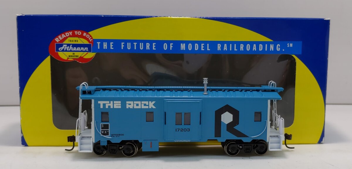 Athearn 74722 RI/Rock Bay Window Caboose #17203