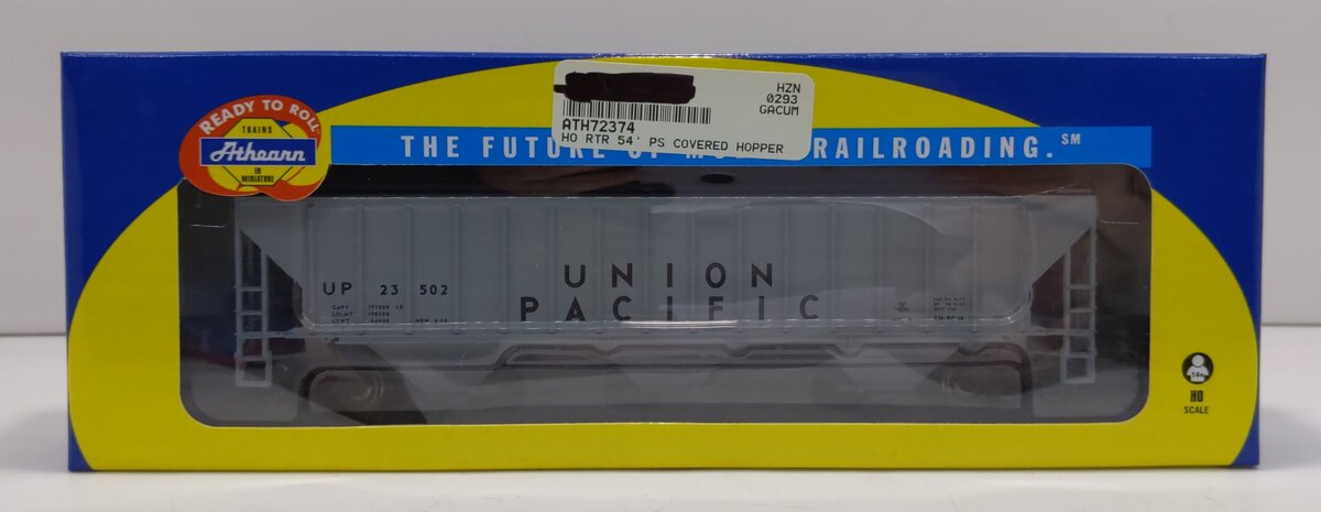 Athearn 72374 HO Union Pacific RTR 54'' PS Covered Hopper #23502