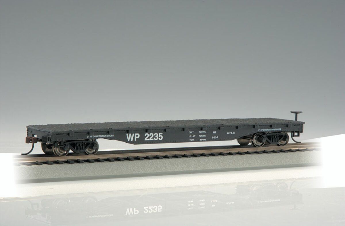Bachmann 17325 HO Western Pacific 52' Flat Car #2235 LN/Box