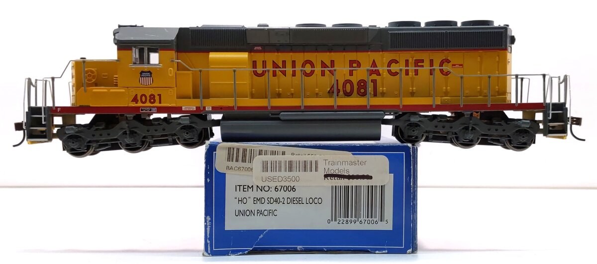 Bachmann 67006 HO Union Pacific SD40-2 Diesel Locomotive #4081