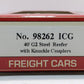 Model Power 98262 HO Scale ICG 40' Steel Reefer Car #16789 "NRC"