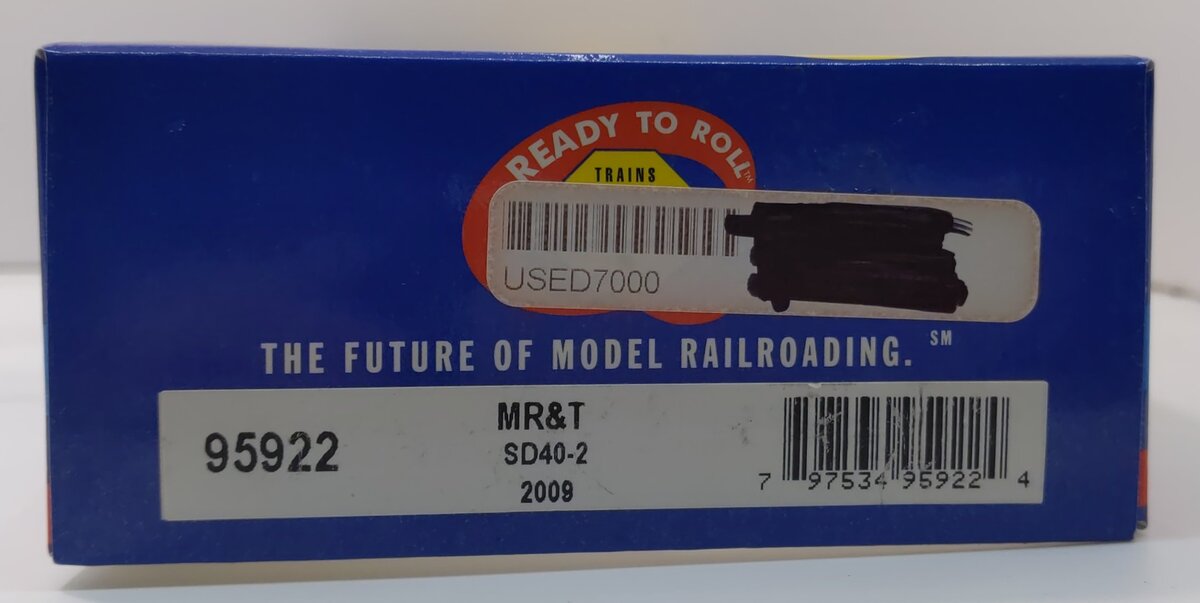 Athearn 95922 HO MR&T 75th Anniversary SD40-2 Diesel Locomotive #2009