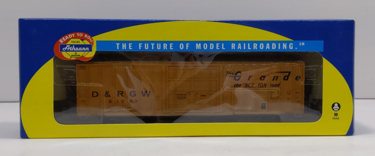 Athearn 87419 HO D&RGW RTR 50' FMC Plug Door Box #61550
