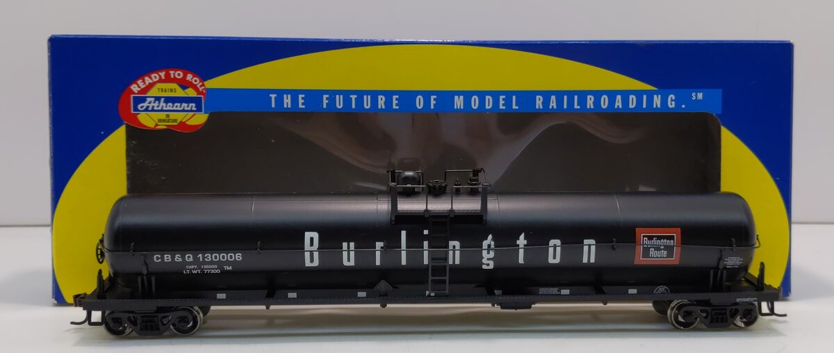 Athearn 73783 HO Burlington 62'' Tank Car #130006