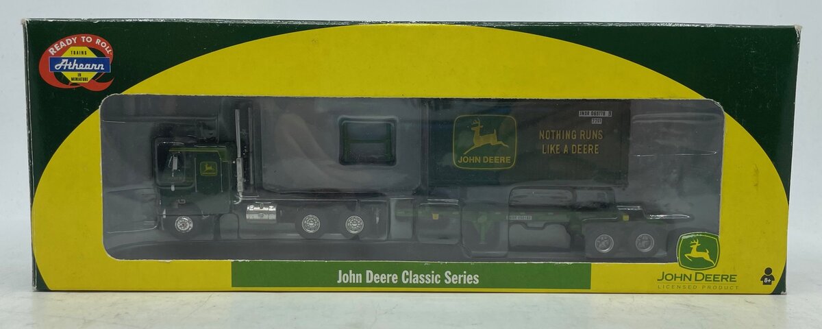 Athearn 7745 HO John Deere 20' Container w/Chassis & Tractor LN/Box