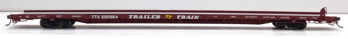 Atlas 20004097 HO TTX F89J 89' Flat Car #600964