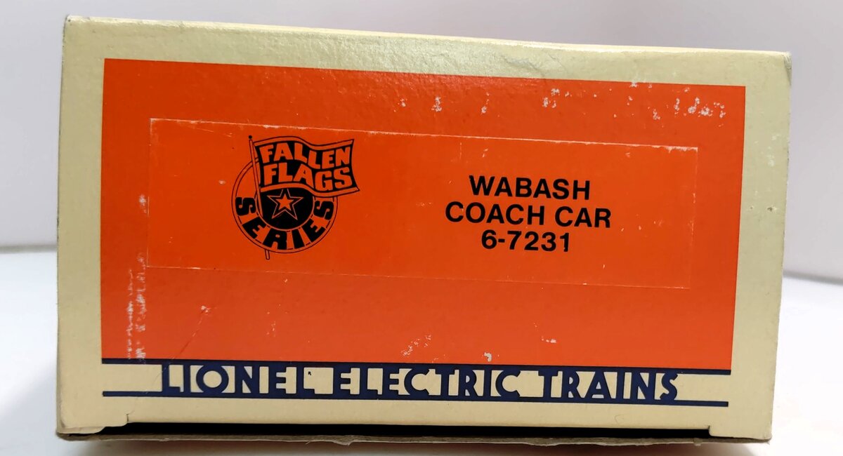 Lionel 6-7231 O Gauge Wabash "City Of Danville" Coach Car LN/Box