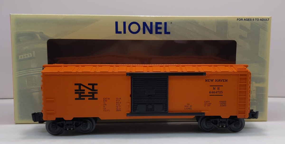 Lionel 6-39260 O Gauge New Haven Box Car #6464725 LN/Box