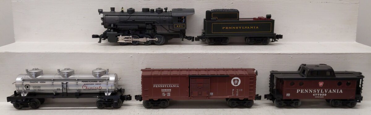 Lionel 6-30233 O Pennsylvania Flyer LionChief Steam Freight Train Set LN/Box