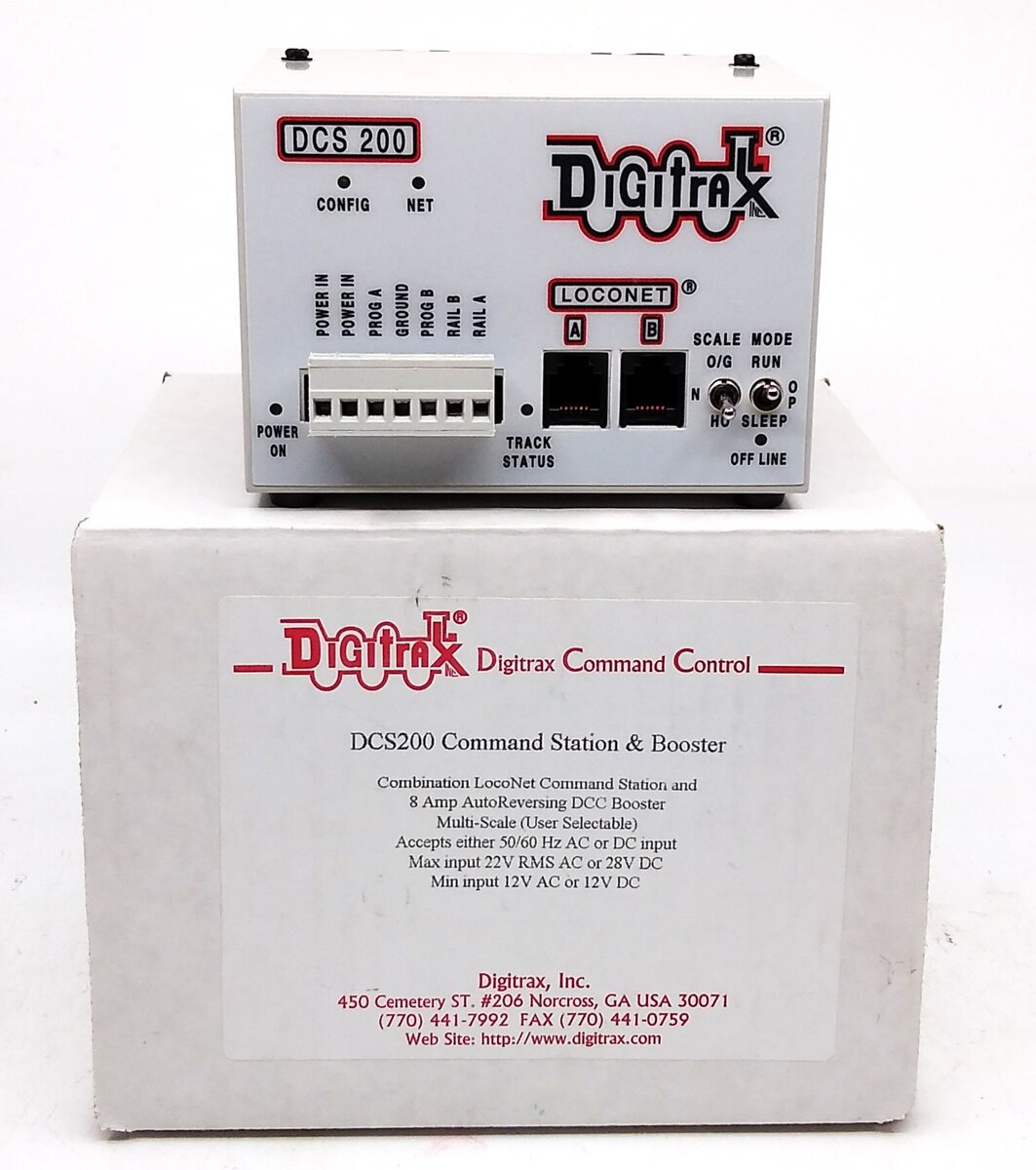 Digitrax DCS200 8 Amp DCC Command Station & Booster