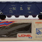 Lionel 6-9135 O Gauge Norfolk & Western Covered 4-Bay Hopper