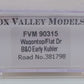 Fox Valley Models 90315 B&O Class M-53 WagonTop Boxcar w/Flat Doors #381798