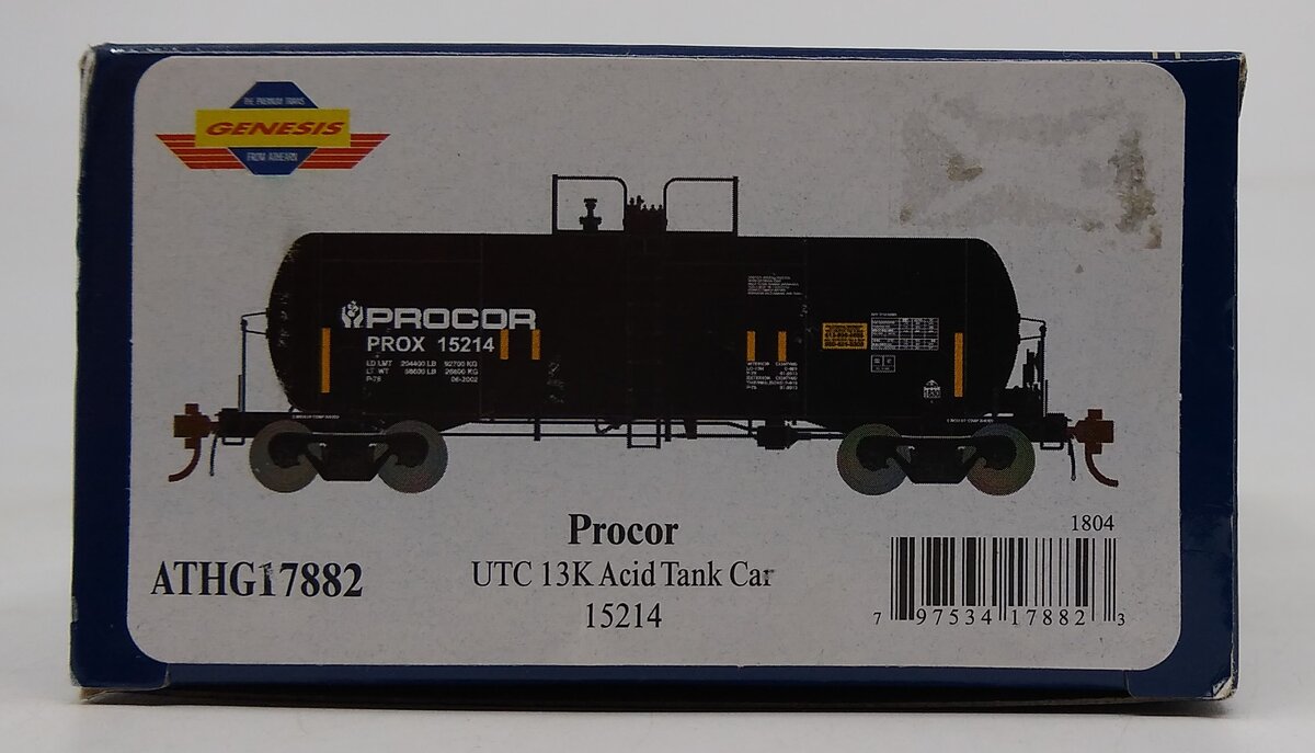Athearn G17882 HO PROCOR 13,600-Gallon Acid Tank #15214