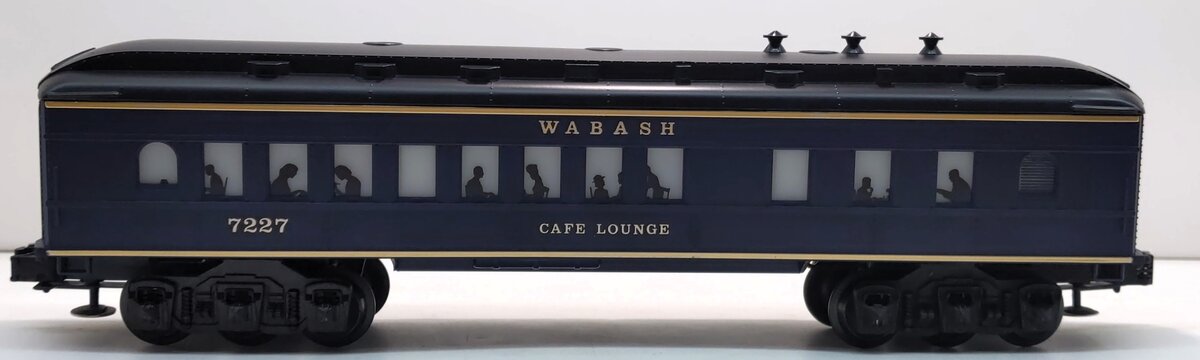 Lionel 6-7227 O Gauge Wabash Café Lounge Car #7227 LN