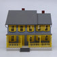 MTH 30-9001 O Scale Country House Building Gray w/ Yellow Shutters LN/Box
