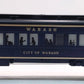 Lionel 6-7232 O Gauge Wabash "City of Wabash" Observation Car #7232 (FF #1) NIB