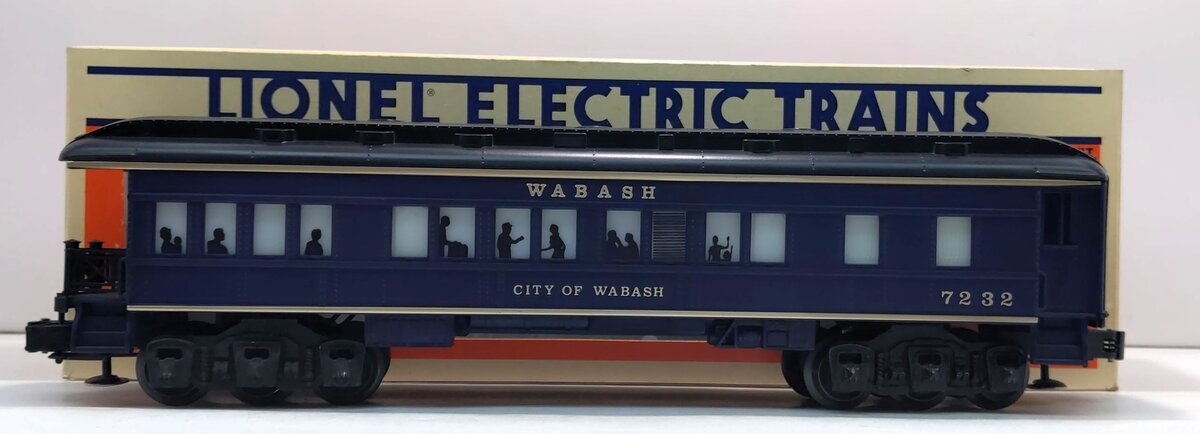 Lionel 6-7232 O Gauge Wabash "City of Wabash" Observation Car #7232 (FF #1) NIB