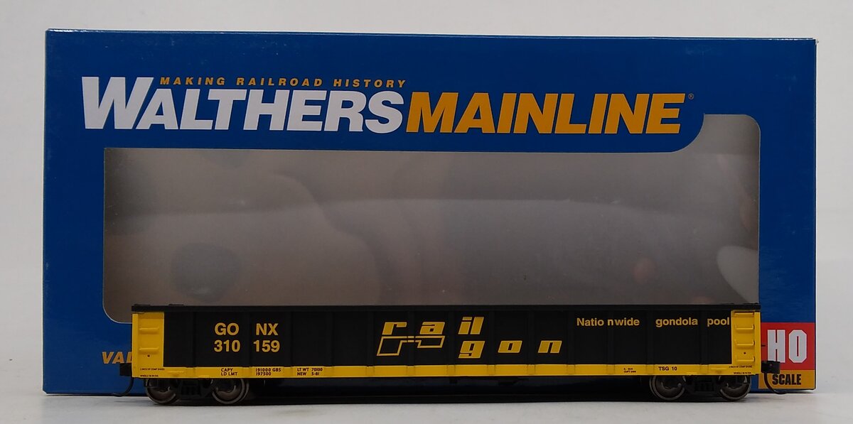 Walthers 910-6222 HO 53' Railgon GONX #310159