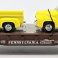 Lionel 6-17568 O Gauge Pennsylvania Flatcar with Pickup Trucks
