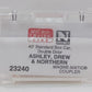 Micro-Trains 02300240 N Ashley Dew & Northern 40' Double Door Boxcar #2413 LN/Box