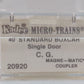 Micro-Trains 02000920 N Central Georgia 40' Standard Single Door Boxcar #4740