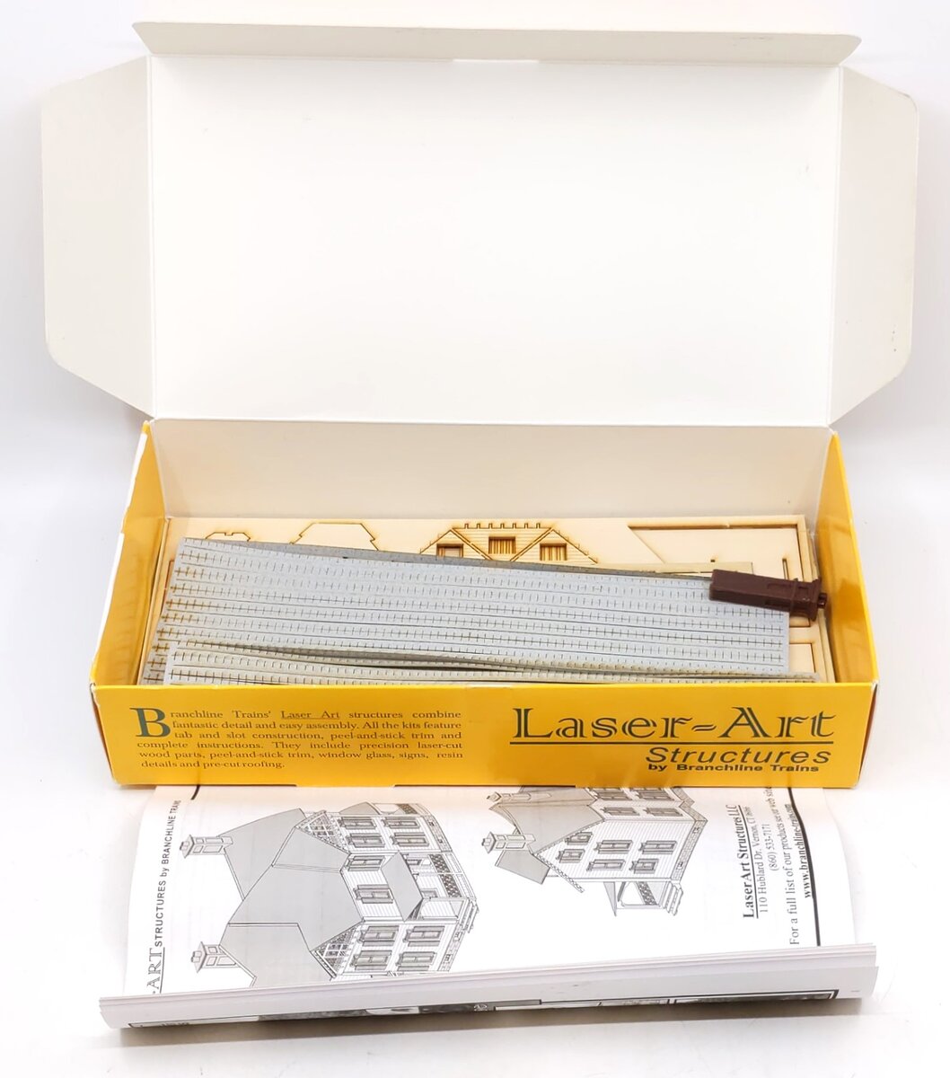 Branchline Trains 600 HO Dubois House - Laser-Art Building Kit