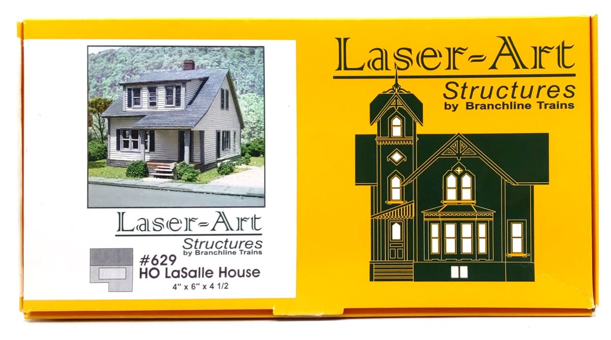 Branchline Trains 629 HO Scale The Lasalle House Building Kit