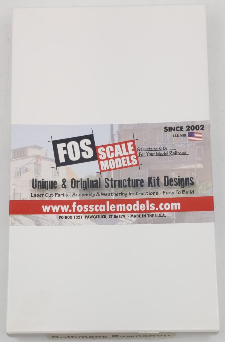 FOS Scale Limited 032 HO Scale Rothmans Pawnshop Kit