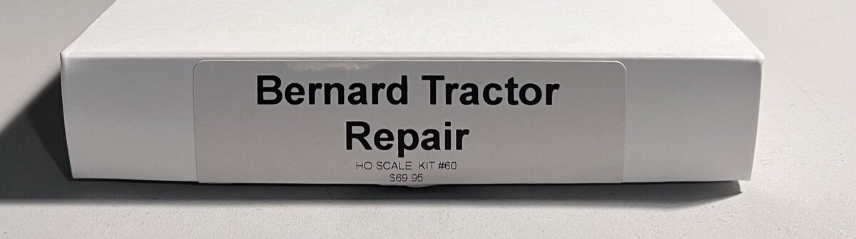 FOS Scale Limited 60 HO Scale Bernard Tractor Repair Building Kit