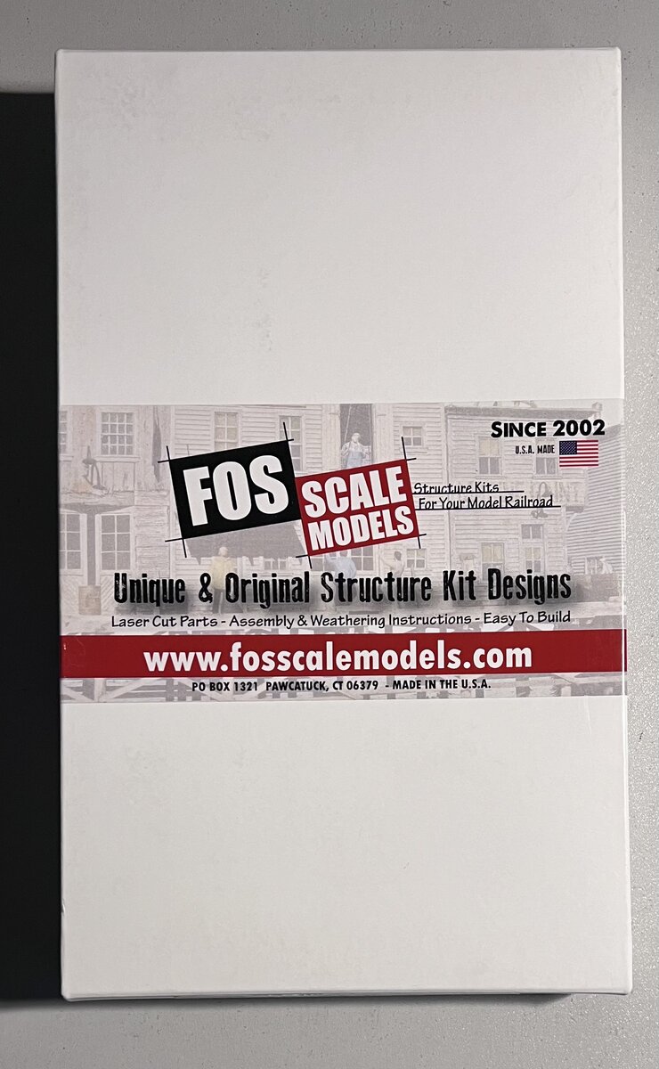 FOS Scale Limited 60 HO Scale Bernard Tractor Repair Building Kit