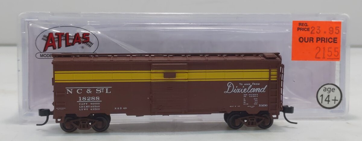 Atlas 50000521 N NC&STL 1932 ARA Boxcar #18228 LN/Box