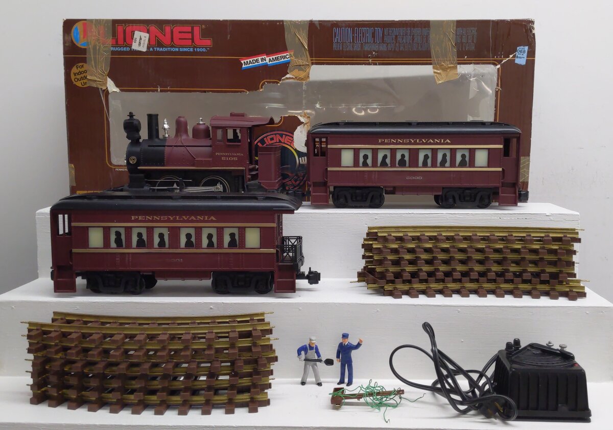 Lionel 8-81001 G Gauge The Thunder Mountain Express Steam Train Set EX/Box