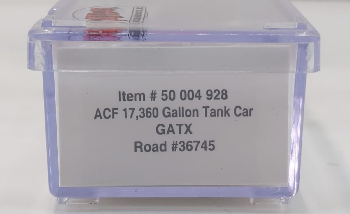 Atlas 50004928 N GATX 17,360 Gallon Tank Car #36745