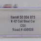 Atlas 50004873 N CSX 42' Coil Steel Car #496608