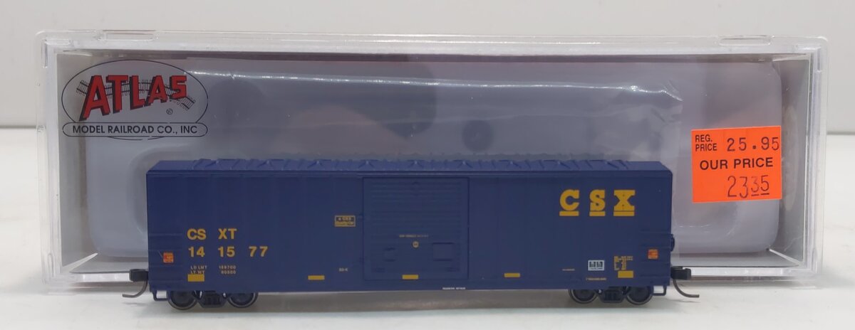 Atlas 50005581 N CSXT FMC 5077 Sliding Door Boxcar #141577