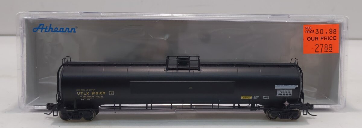 Athearn 16539 N 33,900-Gallon LPG Tank/Flat Panel, UTLX #910169