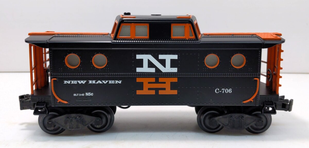 Williams CAB113 O Gauge New Haven Illuminated Caboose #C-706 EX/Box