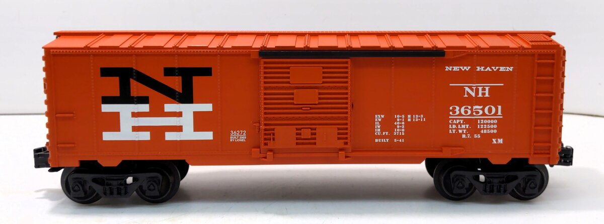 Lionel 6-36272 O Gauge New York New Haven & Hartford Box Car #36501 LN/Box