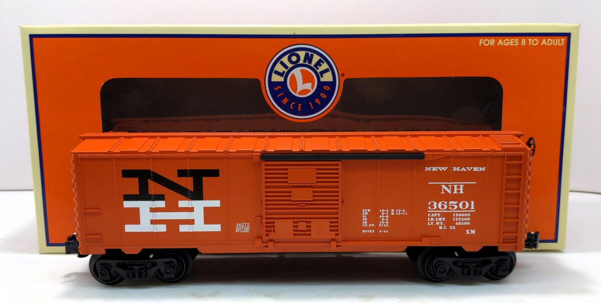Lionel 6-36272 O Gauge New York New Haven & Hartford Box Car #36501 LN/Box
