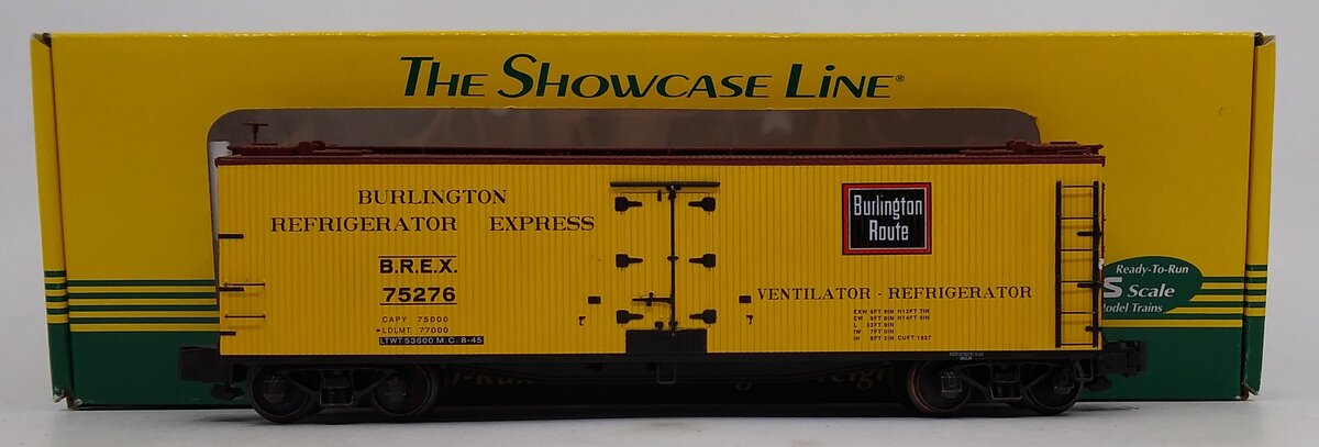 S-Helper 00483 S Burlington Route Refrigerator Car #75276 LN/Box