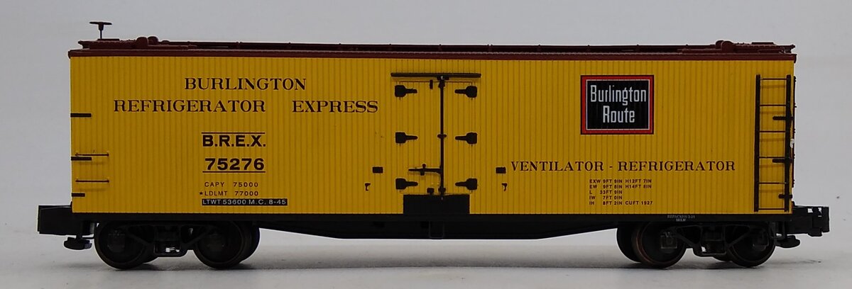 S-Helper 00483 S Burlington Route Refrigerator Car #75276 LN/Box